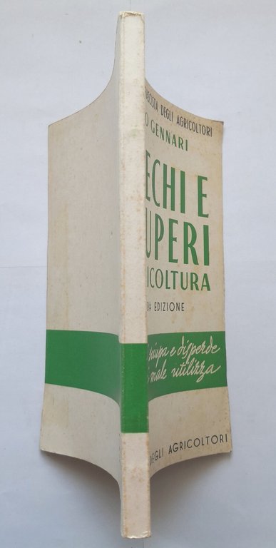 SPRECHI E RICUPERI IN AGRICOLTURA di Giulio Gennari 1943 REDA …