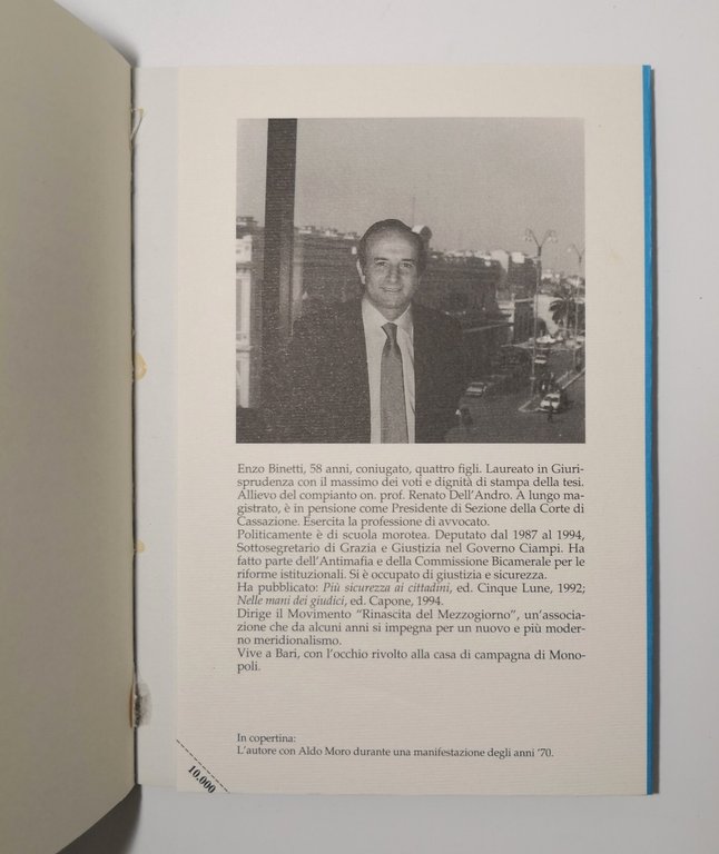 SQUARCI DI VERITÀ di Enzo Binetti 1996 Schena Dedica Autografa …