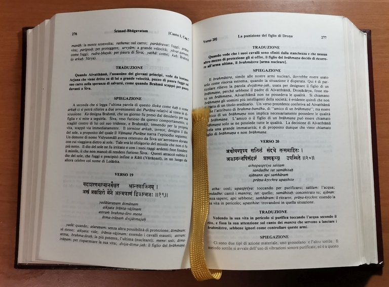 SRIMAD BHAGAVATAM Primo Canto La Creazione 1981 Classici dell'India libro …