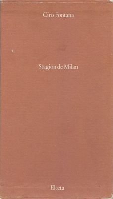 STAGION DE MILAN poesie milanesi di Ciro Fontana 1981 Electa …
