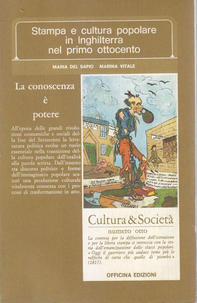 STAMPA E CULTURA POPOLARE IN INGHILTERRA di Del Sapio e …