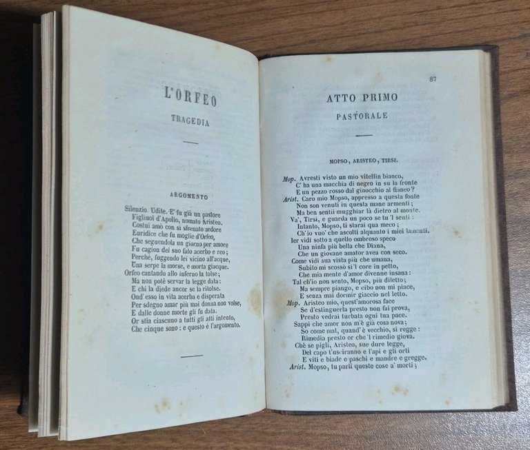 STANZE di Messer Angelo Poliziano + vita dell'autore 1871 Rondinella …