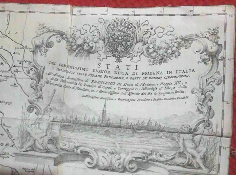 Stati del Serenissimo Signor Duca di Modena 1746 Vandelli Bolzoni …