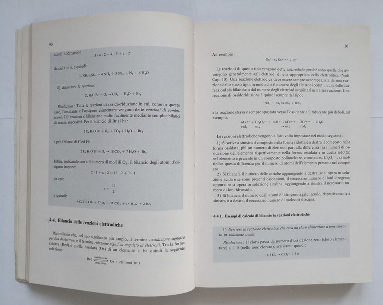 STECHIOMETRIA di Freni e Sacco 1990 Editrice Scientifica Guadagni Libro