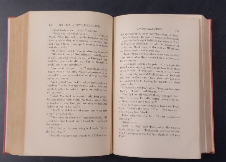 STIRRING FOOTBALL STORIES TRE COMPLETE BOOKS LIBRI 1940 Cupples Leon …