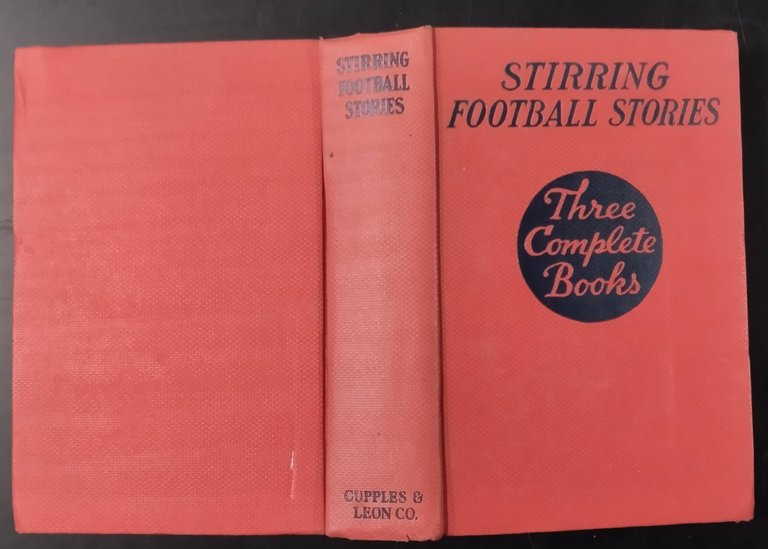 STIRRING FOOTBALL STORIES TRE COMPLETE BOOKS LIBRI 1940 Cupples Leon …