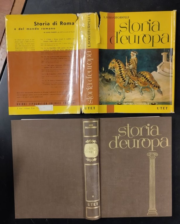 STORIA D'EUROPA 2 VOLUMI di Luigi Salvatorelli 1961 Utet Libro …