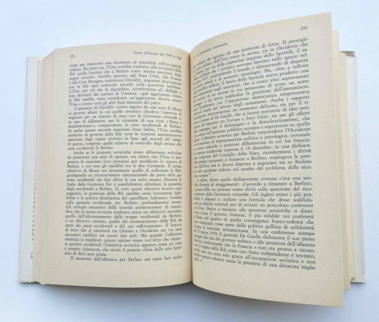 STORIA D'EUROPA DAL 1945 A OGGI di Giuseppe Mammarella 1980 …