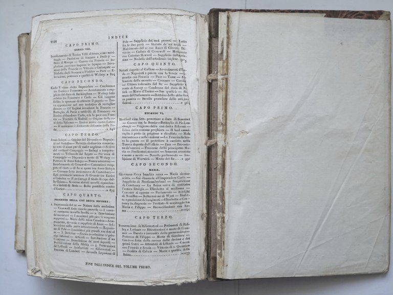 STORIA D'INGHILTERRA di Giovanni Lingard + PARLAMENTO 3 volumi 1840 …