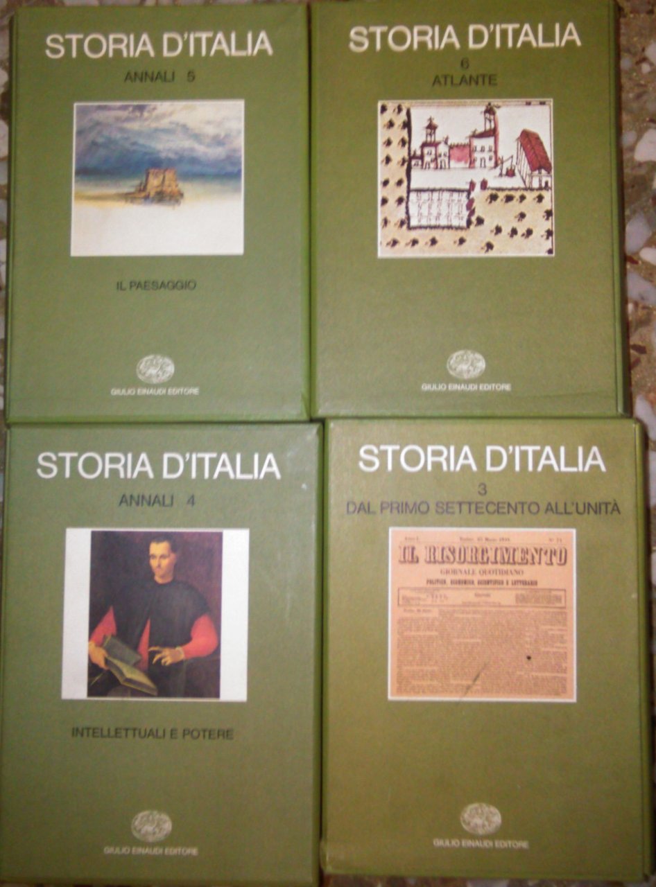 STORIA D'ITALIA 10 volumi completa + ANNALI primi 9 EINAUDI …