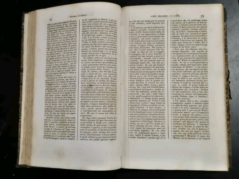 STORIA D'ITALIA continuata da Guicciardini di Carlo Botta 1835 3 …