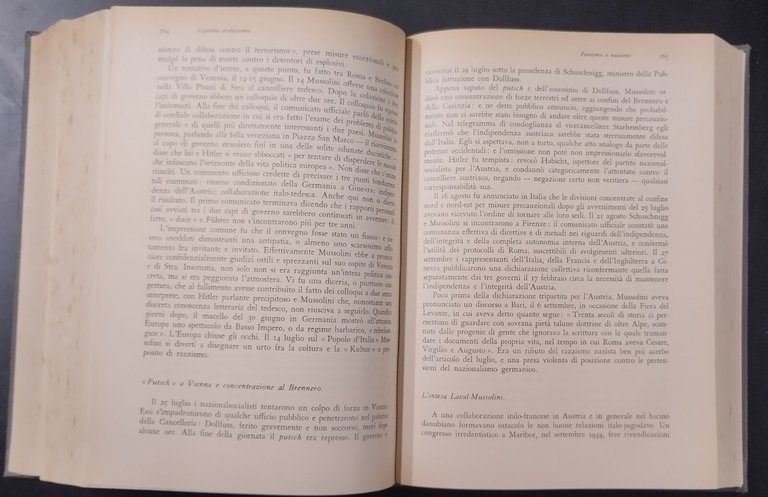 STORIA D'ITALIA NEL PERIODO FASCISTA di Salvatorelli Mira 1956 Einaudi …