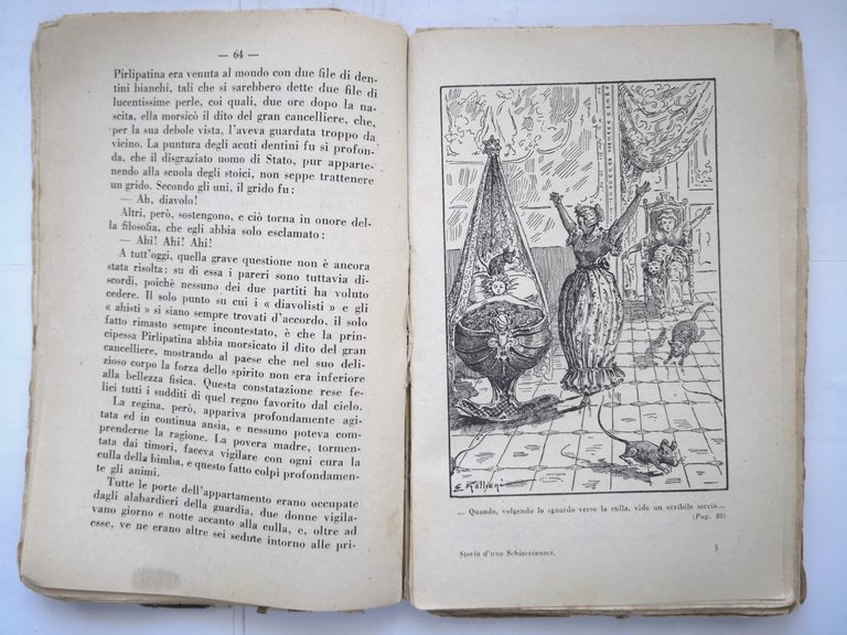 STORIA D'UNO SCHIACCIANOCI di Alessandro Dumas 1933 Barion libro illustrato