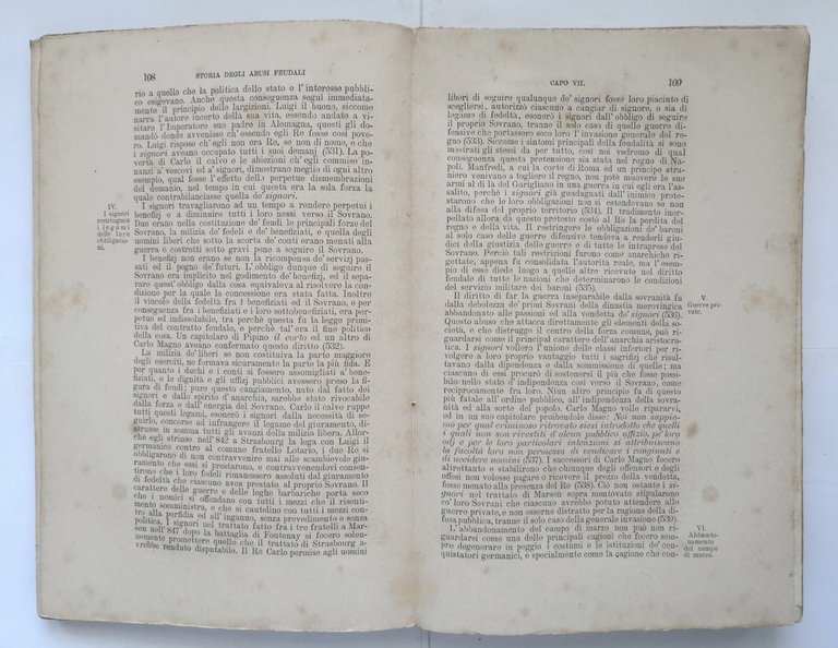 STORIA DEGLI ABUSI FEUDALI di Davide Winspeare 1883 Gabriele Regina …