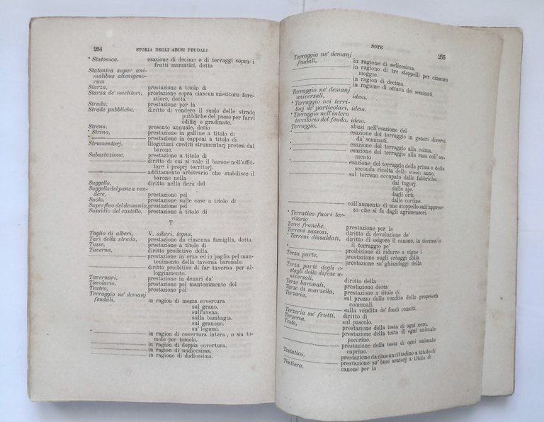 STORIA DEGLI ABUSI FEUDALI di Davide Winspeare 1883 Gabriele Regina …