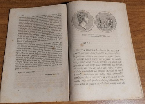 STORIA DEGLI ABUSI FEUDALI di Davide Winspeare 1883 Regina libro …