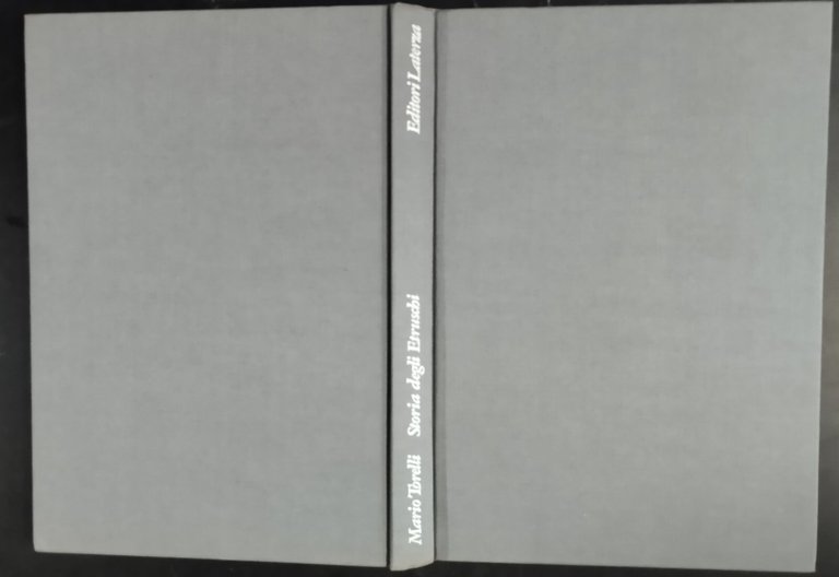 STORIA DEGLI ETRUSCHI di Mario Torelli 1981 Laterza Libro Grandi …
