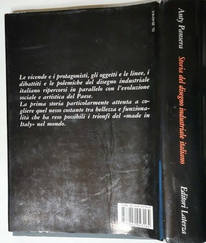 STORIA DEL DISEGNO INDUSTRIALE ITALIANO di Anty Pansera 1993 Libro …