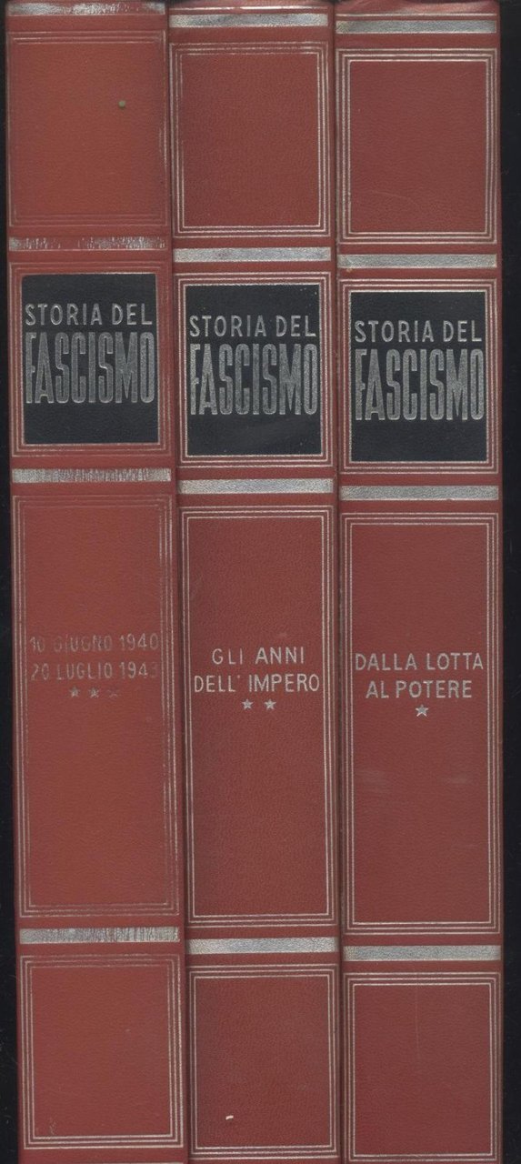 STORIA DEL FASCIMO 3 volumi a cura di Enzo Biagi …