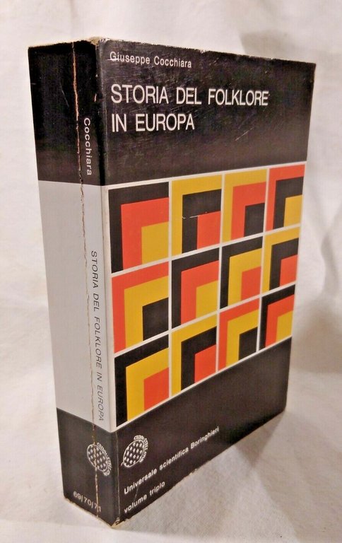 STORIA DEL FOLKLORE IN EUROPA di Giuseppe Cocchiara 1977 Boringhieri …