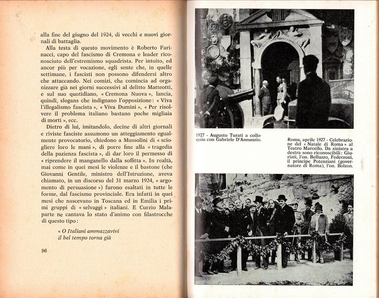STORIA DEL PNF di Antonio Gambino 1962 Sugar Libro fascismo …