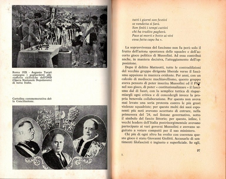 STORIA DEL PNF di Antonio Gambino 1962 Sugar Libro fascismo …