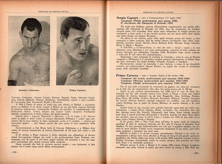 STORIA DEL PUGILATO di Salvatore Salsedo 1957 gazzetta dello sport …