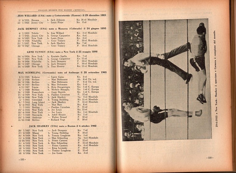 STORIA DEL PUGILATO di Salvatore Salsedo 1957 gazzetta dello sport …