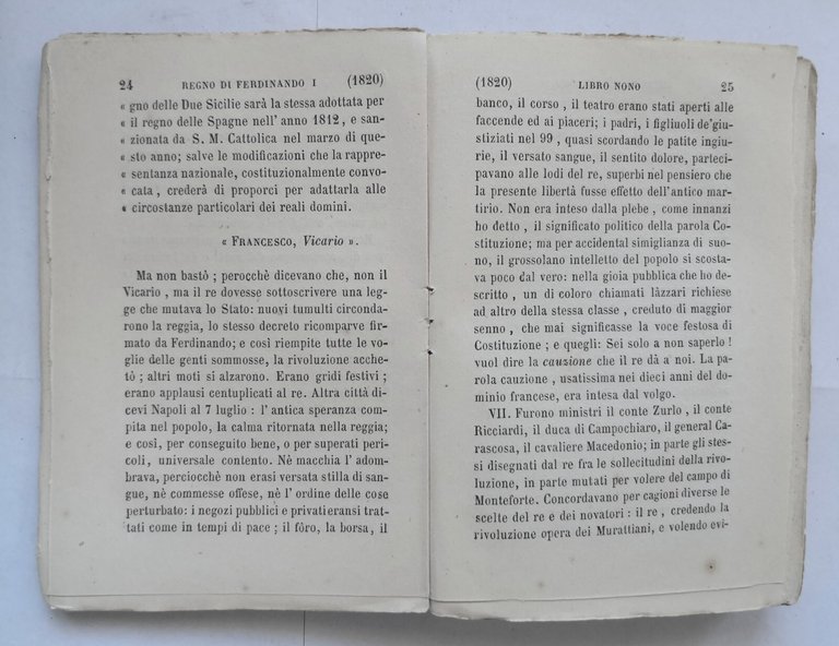 STORIA DEL REAME DI NAPOLI DAL 1734 AL 1825 Pietro …