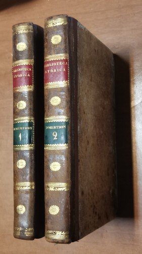 STORIA DELL'AMERICA di Guglielmo Robertson 2 volumi su 3 1822 …
