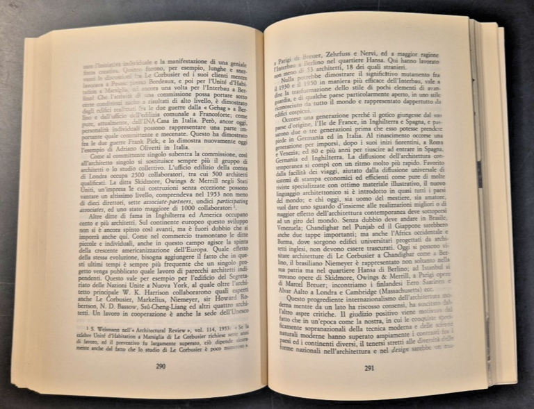 STORIA DELL'ARCHITETTURA EUROPEA di Nikolaus Pevsner 1990 Laterza Libro