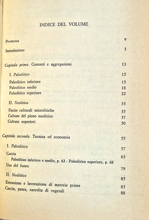 STORIA DELL’ETÀ DELLA PIETRA di Muller Karpe 1976 Laterza editore …