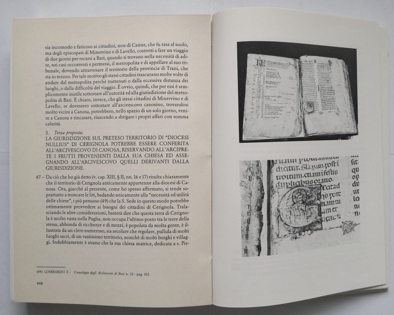 STORIA DELLA CHIESA DI CANOSA di Angelo Andrea Tortora 1982 …
