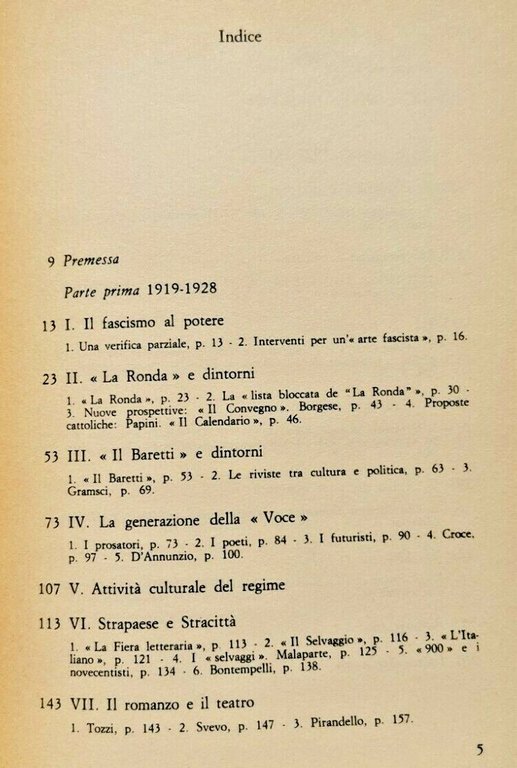 STORIA DELLA LETTERATURA ITALIANA TRA LE 2 GUERRE di Giuliano …