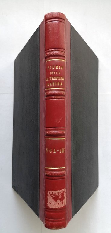 STORIA DELLA LETTERATURA LATINA 3 volumi 1942 Vallardi Libri Salvatorelli …