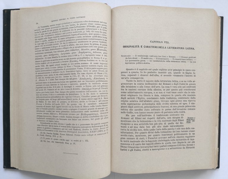 STORIA DELLA LETTERATURA LATINA 3 volumi 1942 Vallardi Libri Salvatorelli …