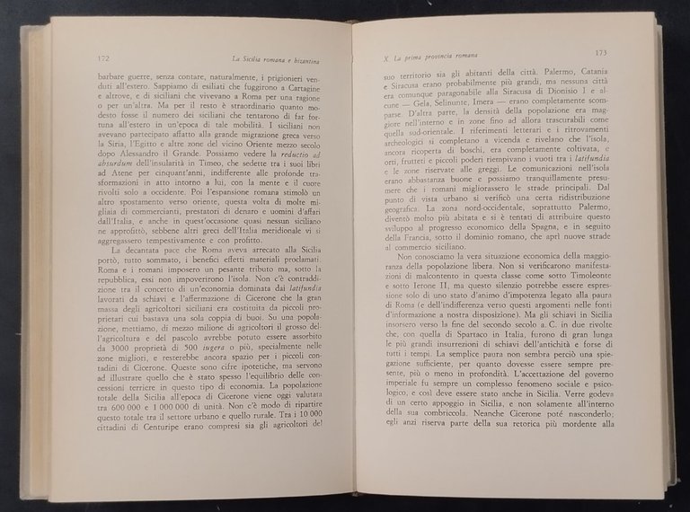 STORIA DELLA SICILIA ANTICA di Moses I Finley 1972 Laterza …