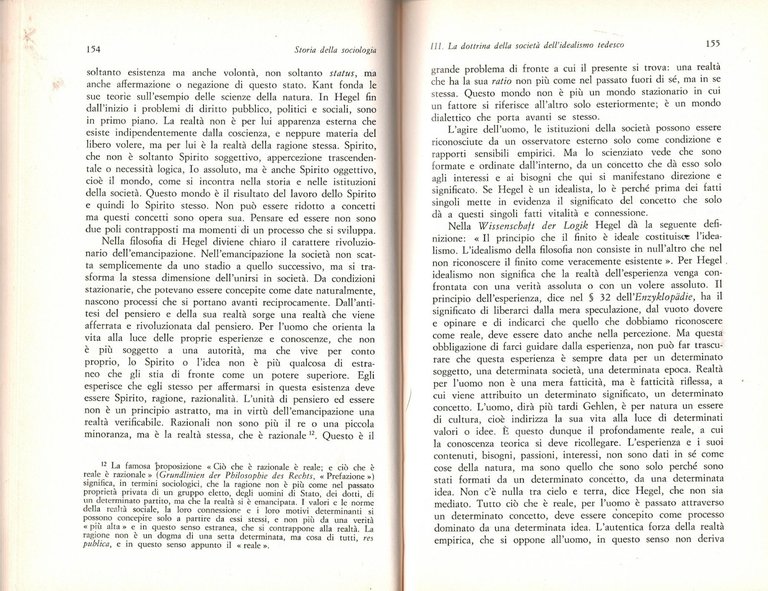 STORIA DELLA SOCIOLOGIA volume 1 di Friedrich Jonas 1989 Laterza …
