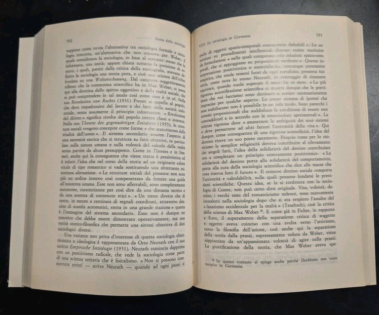 STORIA DELLA SOCIOLOGIA volume 2 di Friedrich Jonas 1989 Laterza …
