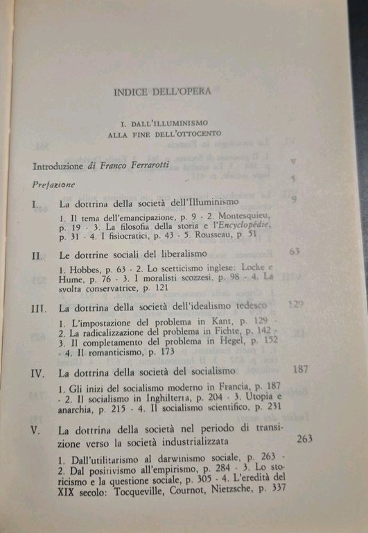 STORIA DELLA SOCIOLOGIA volume 2 di Friedrich Jonas 1989 Laterza …
