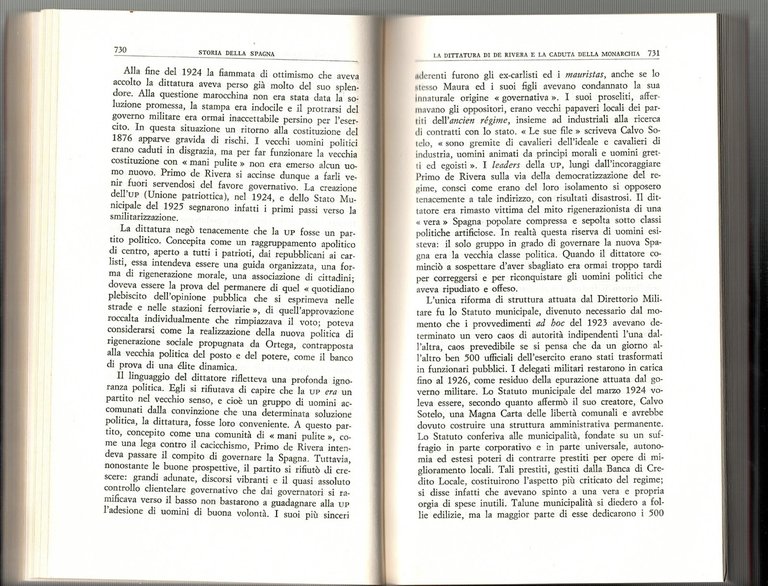 STORIA DELLA SPAGNA 1808 1939 Raymond Carr 2 Volumi 1978 …