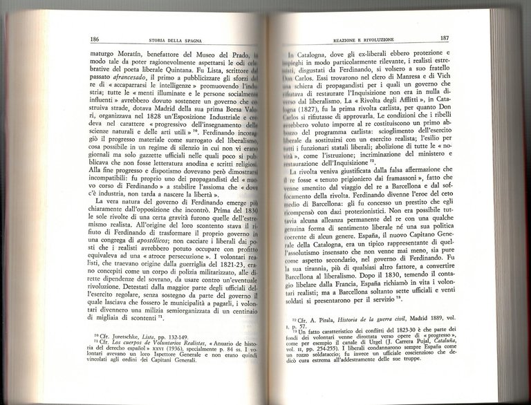 STORIA DELLA SPAGNA 1808 1939 Raymond Carr 2 Volumi 1978 …