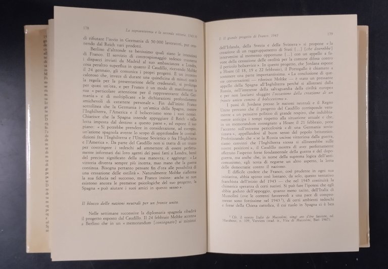STORIA DELLA SPAGNA FRANCHISTA di Max Gallo 1972 Laterza Libro …