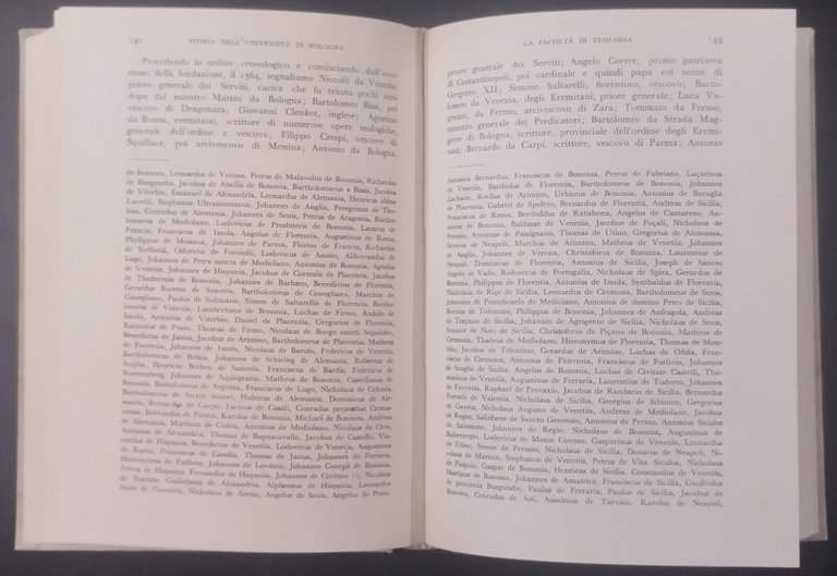 STORIA DELLA UNIVERSITÀ DI BOLOGNA 2 volumi di Sorbelli Simeoni …