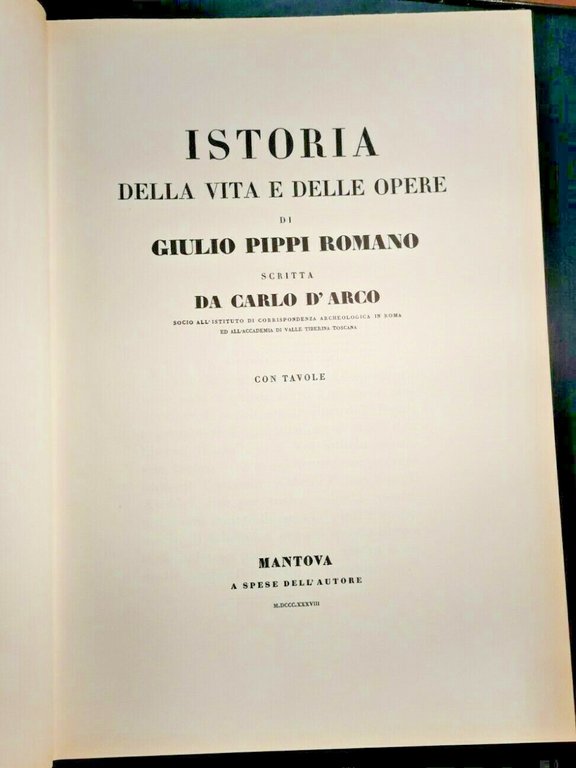 STORIA DELLA VITA E DELLE OPERE DI GIULIO PIPPI ROMANO …