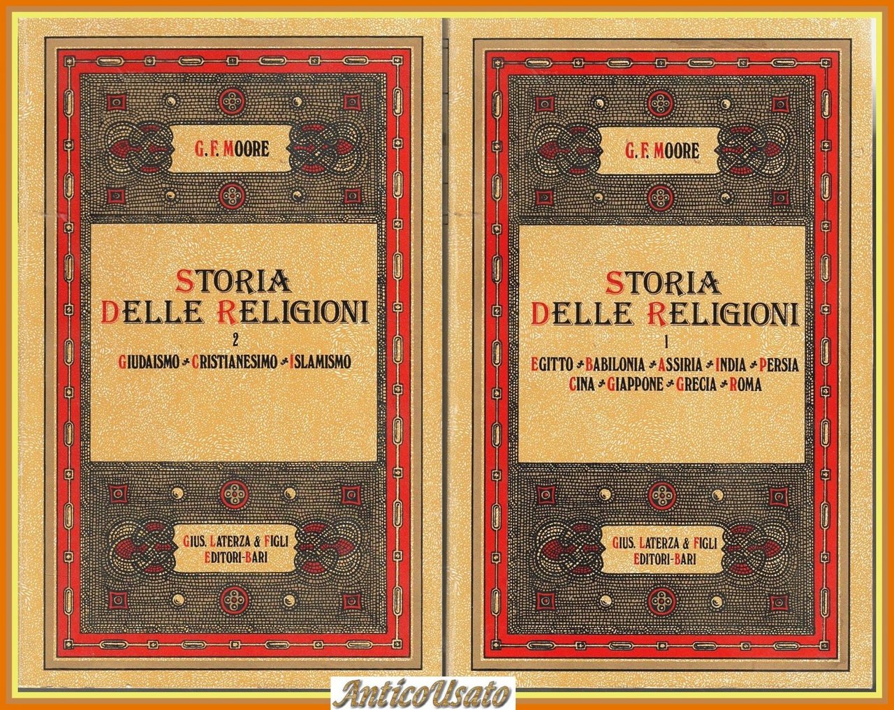 STORIA DELLE RELIGIONI di G F Moore 2 volumi completo … | Immagine principale