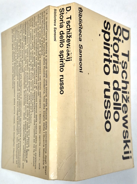 STORIA DELLO SPIRITO RUSSO di Dmitrij Tschizewski 1965 Sansoni Libro | Immagine Gallery 3