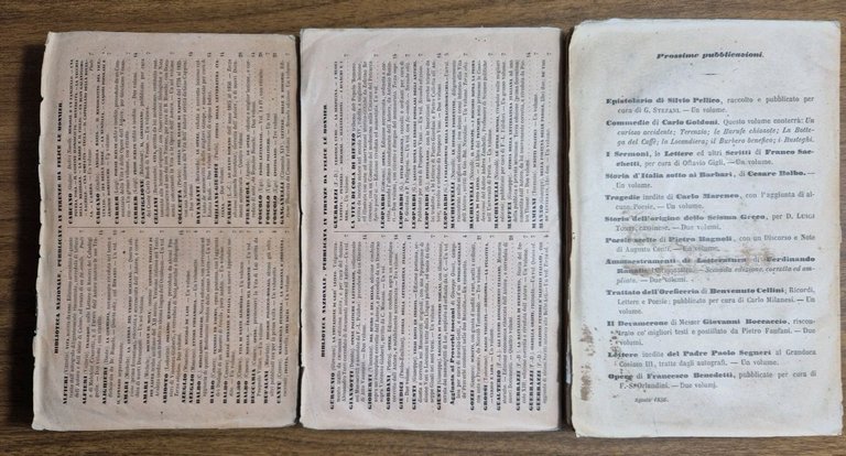 STORIA DI CENTO ANNI 1750 1850 di Cesare Cantù 1855 …