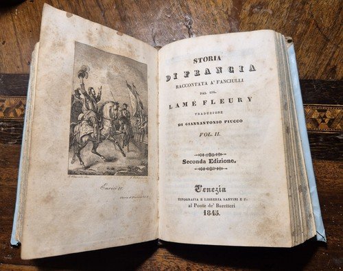 STORIA DI FRANCIA raccontata a fanciulli Lamè Fleury 2 volumi …