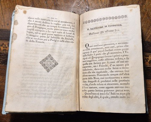 STORIA DI FRANCIA raccontata a fanciulli Lamè Fleury 2 volumi …